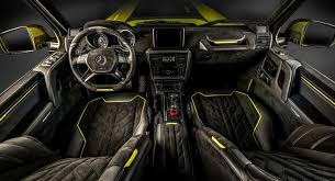 Brabus Tuned G500 4x4 Gets A Carlex Design Touch Inside Carscoops Mercedes G Class Mercedes G G Class