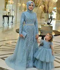 Tesettur Anne Kiz Abiye Kombin Tesettur Giyim 2020 The Dress Ziyafet Elbiseler Elbise