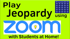 We can thank the internet for creating all of the components one might need to host an online game of jeopardy. How To Play Jeopardy In Zoom Meetings With Students Youtube