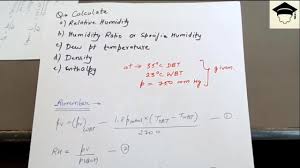 Psychrometry Nptel Psychrometry Solved Questions Psychrometric Chart Problems