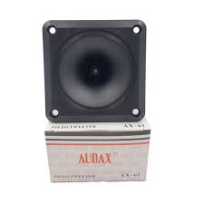 We sell raw speaker drivers (tweeters, woofers, subwoofer, midrange drivers, full range drivers), speaker kits, amplifiers, capacitors, resistors, and inductors. Speaker Tweeter Audax Online