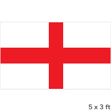 England flag is represented with the st george's cross, he was the patron saint of the country in the 13th century. St George England Flag St George S Cross 5ft X 3ft Talbot Flags For Sale