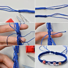 In this video, learn how to make macrame square knots, and how to insert beads into the knotting. How To Make Square Knot Braided Couple Bracelet With Alphabet Beads Handmade Bracelets Tutorial Friendship Bracelets With Beads Beaded Bracelets Diy