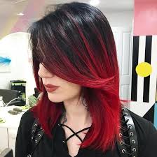 Black And Red Balayage Black To Red Ombre Balayage Best Ombre Hair Black Red Hair Ombre Hair