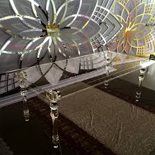 The stella acrylic dining table from interlude home would be a great unique addition to your home. Party Event Decorations Beautiful Clear Waterfall Acrylic Dining Table Wholesale Event Party Supplies Products On Tradees Com