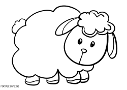 Disegni Di Pecore E Pecorelle Da Stampare E Colorare Portale Bambini Sheep Coloring Coloringpages Colorin Disegno Coniglietto Disegni Disegni Da Colorare