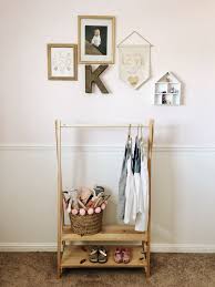 You know how much i love baby and children's clothes, right? Diy Kids Wood Clothing Rack This Bliss Life