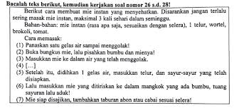 Teks prosedur membuat rendang 1) setelah semua bumbu dimasukkan, aduk merata dan tunggu sampai santan mendidih serta mengeluarkan minyak. Contoh Soal Essay Teks Prosedur Kelas 7 Sekali