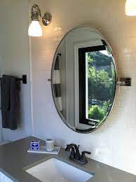 Pin By Angie Uhlenhake On Decor Ideas Round Mirror Bathroom Best Bathroom Designs Bathroom Sink Decor