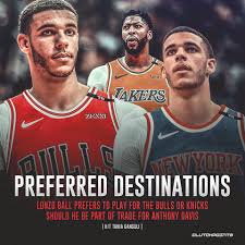 In what is the busiest offseason in recent memory for the chicago bulls, free agency has helped to build a postseason. Bulls Nation On Twitter Lonzo Ball Wants To Come To Chicago Https T Co C2finddsin Lakers Bulls