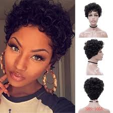 It features several natural oils as well as shea butter and is wonderful for detangling. Amazon Com Deyssne African American Wigs Synthetic Black Short Pixie Cut Wigs For Black Women Curly Hair With Bangs 1b 8inch 20cm Beauty