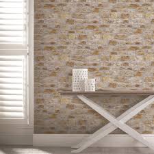 We print all of our wall murals ourselves in the uk to ensure the highest quality Arthouse Country Stone Pattern Wallpaper Rustic Faux Brick Effect Realistic 696500 Brown I Want Wallpaper