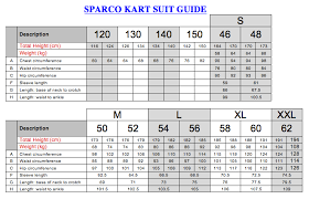 sparco suit sizing chart sparco kart suit comparison