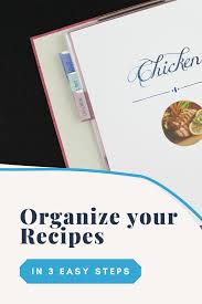 Organize All Your Recipes 3 Easy Steps The Organized Mom Life In 2020 Organize Mom Life Organized Mom Organization