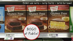 You will need almond milk (or coconut milk instead), almond butter, heavy cream, and ice cubes. Duncan Hines Gluten Free Cake Brownie Mixes Stock Up With The Bogo Sale At Publix