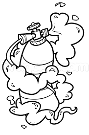 I also show how to color. Outline Drawing Graffiti