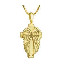 And we can make custom pieces too, only at in the light urns. Cross Angel Wings 10kt Or 14kt Gold Cremation Jewelry Urn Ships Now In The Light Urns