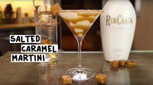 Milk chocolate is not the best choice as it. Salted Caramel Martini Youtube