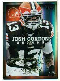 2013 Absolute Josh Gordon Browns Spectrum 18 25