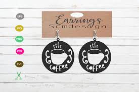 Download Earrings Template Graphic By Scmdesign Creative Fabrica PSD Mockup Templates