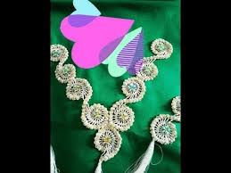 صدر كروشي روعة طريقة عمل Motif موتيف لعمل صدر كروشي في قمة الروعة صورة صدر كروشي منقولة لاتنسو Youtube Ribbon Embroidery Crochet Embroidery