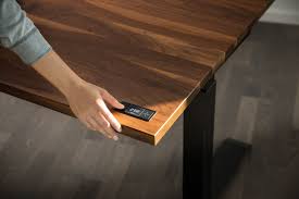 Sit Stand Desk Ergonofis Sit Stand Desk Walnut Desks Adjustable Standing Desk