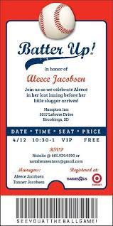 Boss Design Sign Home Baseball Ticket Baseball Invitations Baseball Ticket Invitation
