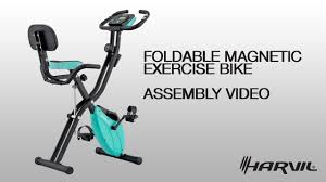 The slim cycle user can save money by not having to pay for the cost of a gym membership. Assembly Video Harvil Foldable Magnetic Exercise Bike Exercise Bike Dazadi Com Youtube