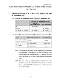 An application on filling and filing income tax return form (itrf) electronically through internet for the following tax forms Filing Programme For Income Tax Return Forms Filing Programme For Income Tax Return Forms Pdf Pdf4pro
