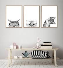 Set Of 3 Cat Funny Print Kitty Animal Printable Black And Etsy In 2020 Kids Room Wall Decor Kid Room Decor Cat Decor Bedroom