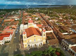 It's the ideal city for exploring slowly, and if you have a couple of days, there really is no need to. Church In Granada Nicaragua Aerial Drone View Stock Photo Picture And Royalty Free Image Image 87589971