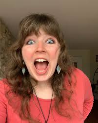 Actual image of an author who saw her book cover for her upcoming science  fiction novel Failing Gravity. I can't wait to show you! It looks so  freaking cool. #writers #update #writing #