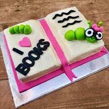 See more ideas about book cake, book cakes, cake. Book Worm Reading Cake Kit Book Cake Easy Book Cake Diy