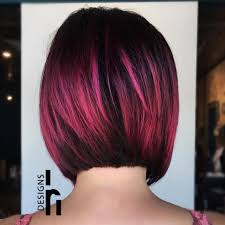 40 Ideas Of Pink Highlights For Major Inspiration Short Hair Balayage Pink And Black Hair Hair Highlights