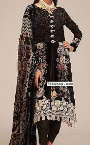 Our pakistani wedding clothes & traditional pakistani clothing are the source of inspiration for many and will make a fashion statement for any occasion you need them. Black Palachi Velvet Suit Buy Khaadi Pakistani Dresses And Clothing Online In Usa Uk Designer Winter Dresses Dresses Famous Clothing Brands