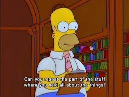 26 classic moments from the simpsons 'treehouse of horror' specials. After My First College Course This Is How I Felt Simpsons Quotes School Memes Law School Memes