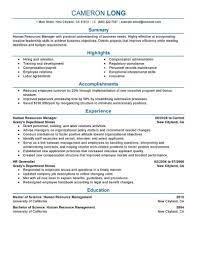 Find out what is the best resume for you in our ultimate resume format guide. Amazing Human Resources Resume Examples Livecareer