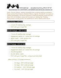 This beautiful avila beach hotel has several options for wedding and ceremony packages that start at around $5,800. Wedding Photography Packages By Jotham Kiiru Issuu