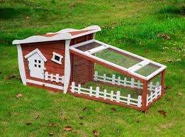 Look no further than the nearest rabbit hutch. Good Life Wooden Easy Clean Rabbit Guinea Pig Cage Bunny Hutch Outdoor Cute Fairytale Cartoon Style Pet House Coop Buy Online In Congo At Congo Desertcart Com Productid 87767318