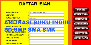 Setelah formulir ini diisi dan ditanda tangani,harap diserahkan ke petugas yang menangani administrasi kepegawaian pada unit kerja saudara 3. 5 Aplikasi Buku Induk Terbaru Untuk Sd Smp Sma Smk