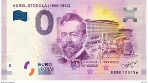 So ist der wert der scheine als smaragdzahl aufgedruckt, die ihre farbe ändert. Sonstige 0 Euro Schein Souvenir Slowakei 2018 Aurel Stodola Tuke Technische Universitat Kosice