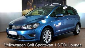 Volkswagen Golf Sportsvan 1 6 Tdi Dsg Lounge Gw502242 Pacific Blue Autohaus Czychy Youtube