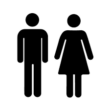 Black And White Icons People Men And Women Silhouette Man And Woman Silhouette Woman Silhouette Human Icon