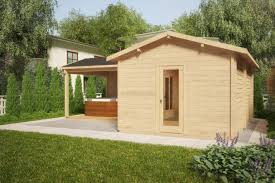 Eck Gartenhaus Hansa Corner B 18m2 44mm 3x6 Hansagarten24 Eckgarten Gartenhaus Sommerhaus