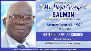 Celebrating the Life of Mr. Lloyd George Salmon
