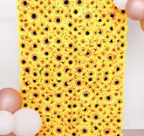 Amazon.com: Efavormart 11 Sq ft. | 4 Panels Artificial Sunflower Wall Mat  Backdrop, Flower Wall Decor, Indoor/Outdoor UV Protected : Home & Kitchen