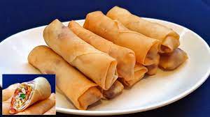 Rouleaux de printemps poulet/purée d'avocat à la coriandre/cacahuètes. Easy Chicken Spring Rolls Recipe Recette Rouleaux De Printemps Poulet Youtube
