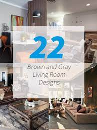 Grey and red living room contain a combination that can make your interior look good. 22 Gorgeous Brown And Gray Living Room Designs Home Design Lover