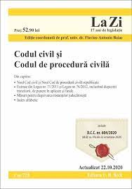 71/2011 pentru punerea în aplicare a legii nr. Codul Civil Si Codul De ProcedurÄ CivilÄ Cod 725 Actualizat La 22 10 2020 Beckshop