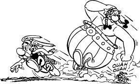Nice Asterix And Obelix Run Dog Coloring Page Dog Coloring Page Coloring Pages Comic Illustration